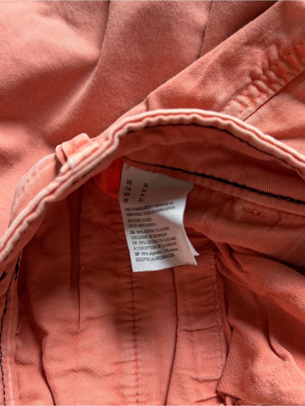 American Eagle Outfitters Active Flex Shorts Coral - Picture 4 of 4